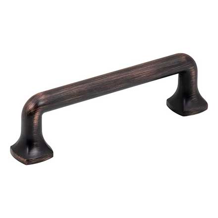Jeffrey Alexander [663-96DBAC] Die Cast Zinc Cabinet Pull Handle - Standard Sized - Griffin Series - Brushed Oil Rubbed Bronze Finish - 96mm C/C - 4 1/2&quot; L