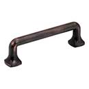 Jeffrey Alexander [663-96DBAC] Die Cast Zinc Cabinet Pull Handle - Standard Sized - Griffin Series - Brushed Oil Rubbed Bronze Finish - 96mm C/C - 4 1/2&quot; L
