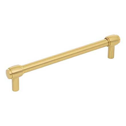 Jeffrey Alexander [885-160BG] Die Cast Zinc Cabinet Pull Handle - Oversized - Hayworth Series - Brushed Gold Finish - 160mm C/C - 7 1/4&quot; L