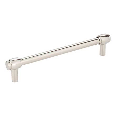 Jeffrey Alexander [885-160NI] Die Cast Zinc Cabinet Pull Handle - Oversized - Hayworth Series - Polished Nickel Finish - 160mm C/C - 7 1/4" L