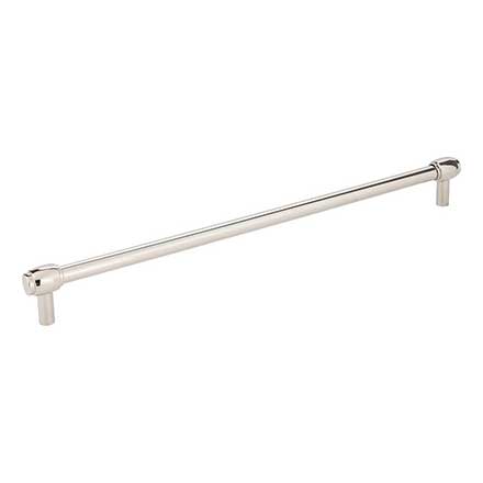 Jeffrey Alexander [885-305NI] Die Cast Zinc Cabinet Pull Handle - Oversized - Hayworth Series - Polished Nickel Finish - 305mm C/C - 12 15/16&quot; L