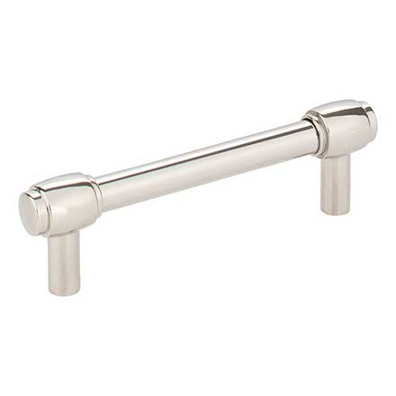Jeffrey Alexander [885-96NI] Die Cast Zinc Cabinet Pull Handle - Standard Sized - Hayworth Series - Polished Nickel Finish - 96mm C/C - 4 3/4" L