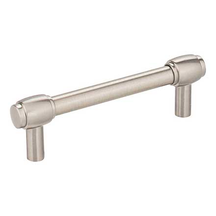 Jeffrey Alexander [885-96SN] Die Cast Zinc Cabinet Pull Handle - Standard Sized - Hayworth Series - Satin Nickel Finish - 96mm C/C - 4 3/4&quot; L