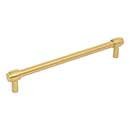 Jeffrey Alexander [885-192BG] Die Cast Zinc Cabinet Pull Handle - Oversized - Hayworth Series - Brushed Gold Finish - 192mm C/C - 8 1/2" L