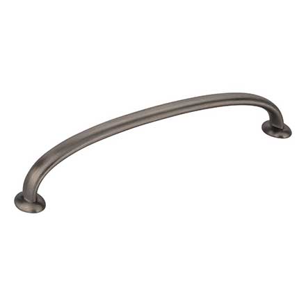 Jeffrey Alexander [650-160BNBDL] Die Cast Zinc Cabinet Pull Handle - Hudson Series - Oversized - Brushed Pewter Finish - 160mm C/C - 6 15/16&quot; L