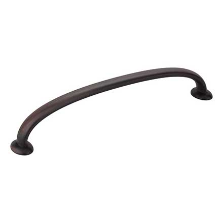 Jeffrey Alexander [650-160DBAC] Die Cast Zinc Cabinet Pull Handle - Hudson Series - Oversized - Brushed Oil Rubbed Bronze Finish - 160mm C/C - 6 15/16" L