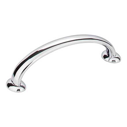 Jeffrey Alexander [650-96PC] Die Cast Zinc Cabinet Pull Handle - Hudson Series - Standard Size - Polished Chrome Finish - 96mm C/C - 4 3/8" L