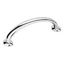 Jeffrey Alexander [650-96PC] Die Cast Zinc Cabinet Pull Handle - Hudson Series - Standard Size - Polished Chrome Finish - 96mm C/C - 4 3/8" L