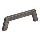 Jeffrey Alexander [566-96BNBDL] Die Cast Zinc Cabinet Pull Handle - Standard Sized - Ivan Series - Brushed Pewter Finish - 96mm C/C - 4 7/16&quot; L