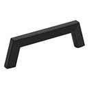 Jeffrey Alexander [566-96MB] Die Cast Zinc Cabinet Pull Handle - Standard Sized - Ivan Series - Matte Black Finish - 96mm C/C - 4 7/16&quot; L