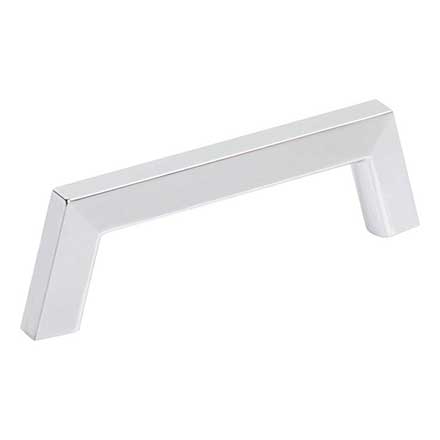 Jeffrey Alexander [566-96PC] Die Cast Zinc Cabinet Pull Handle - Standard Sized - Ivan Series - Polished Chrome Finish - 96mm C/C - 4 7/16&quot; L