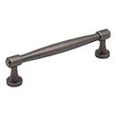 Jeffrey Alexander [132-128BNBDL] Die Cast Zinc Cabinet Pull Handle - Oversized - Jules Series - Brushed Pewter Finish - 128mm C/C - 5 13/16&quot; L