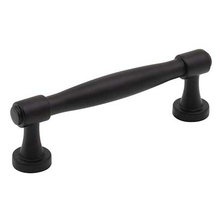 Jeffrey Alexander [132-96MB] Die Cast Zinc Cabinet Pull Handle - Standard Sized - Jules Series - Matte Black Finish - 96mm C/C - 4 1/4&quot; L