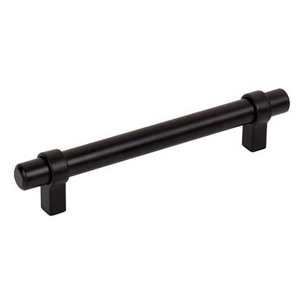 Jeffrey Alexander [5128MB] Plated Steel Cabinet Pull Handle - Key Grande Series - Oversized - Matte Black Finish - 128mm C/C - 6 5/8&quot; L