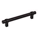 Jeffrey Alexander [5128MB] Plated Steel Cabinet Pull Handle - Key Grande Series - Oversized - Matte Black Finish - 128mm C/C - 6 5/8&quot; L