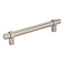 Jeffrey Alexander [5128SN] Plated Steel Cabinet Pull Handle - Key Grande Series - Oversized - Satin Nickel Finish - 128mm C/C - 6 5/8&quot; L