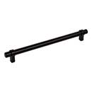 Jeffrey Alexander [5224MB] Plated Steel Cabinet Pull Handle - Key Grande Series - Oversized - Matte Black Finish - 224mm C/C - 10 3/8&quot; L