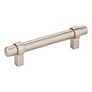 Jeffrey Alexander [596SN] Plated Steel Cabinet Pull Handle - Key Grande Series - Standard Size - Satin Nickel Finish - 96mm C/C - 5 3/8&quot; L