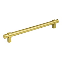 Jeffrey Alexander [5192BG] Plated Steel Cabinet Pull Handle - Key Grande Series - Oversized - Brushed Gold Finish - 192mm C/C - 9 1/8&quot; L