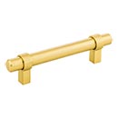 Jeffrey Alexander [596BG] Die Cast Zinc Cabinet Pull Handle - Key Grande Series - Standard Size - Brushed Gold Finish - 96mm C/C - 5 3/8&quot; L