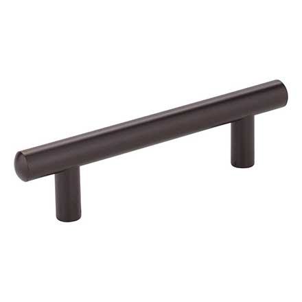 Jeffrey Alexander [146ORB] Plated Steel Cabinet Bar Pull Handle - Key Largo Series - Standard Size - Dark Bronze Finish - 96mm C/C - 5 3/4" L