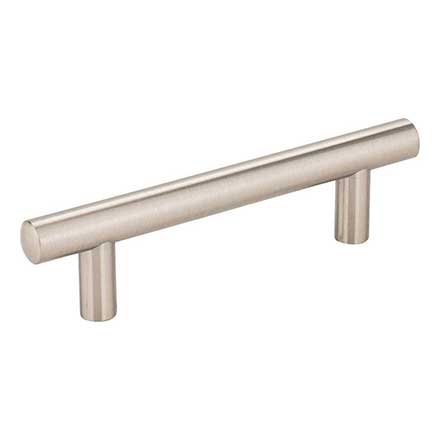 Jeffrey Alexander [146SN] Plated Steel Cabinet Bar Pull Handle - Key West Series - Standard Size - Satin Nickel Finish - 96mm C/C - 146mm L