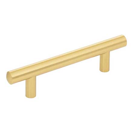 Jeffrey Alexander [152BG] Plated Steel Cabinet Bar Pull Handle - Key West Series - Standard Size - Brushed Gold Finish - 96mm C/C - 152mm L