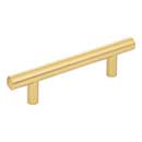 Jeffrey Alexander [152BG] Plated Steel Cabinet Bar Pull Handle - Key West Series - Standard Size - Brushed Gold Finish - 96mm C/C - 152mm L