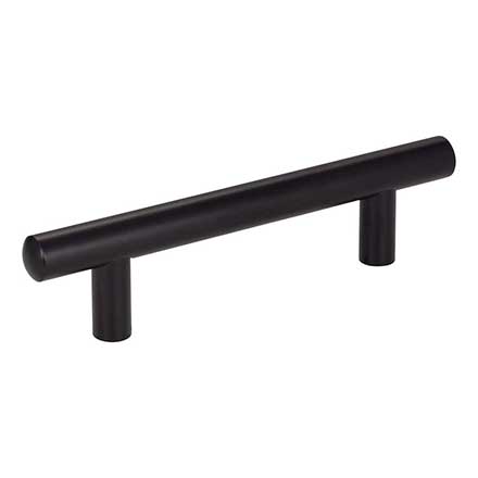 Jeffrey Alexander [152MB] Plated Steel Cabinet Bar Pull Handle - Key West Series - Standard Size - Matte Black Finish - 96mm C/C - 152mm L