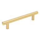 Jeffrey Alexander [178BG] Plated Steel Cabinet Bar Pull Handle - Key West Series - Oversized - Brushed Gold Finish - 128mm C/C - 178mm L