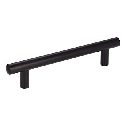 Jeffrey Alexander [178MB] Plated Steel Cabinet Bar Pull Handle - Key West Series - Oversized - Matte Black Finish - 128mm C/C - 178mm L