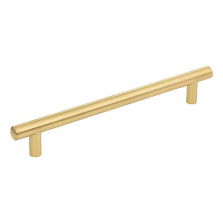 Jeffrey Alexander [242BG] Plated Steel Cabinet Bar Pull Handle - Key West Series - Oversized - Brushed Gold Finish - 192mm C/C - 242mm L
