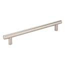 Jeffrey Alexander [242SN] Plated Steel Cabinet Bar Pull Handle - Key West Series - Oversized - Satin Nickel Finish - 192mm C/C - 242mm L