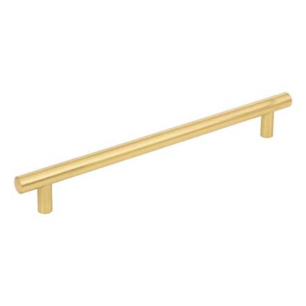 Jeffrey Alexander [274BG] Plated Steel Cabinet Bar Pull Handle - Key West Series - Oversized - Brushed Gold Finish - 224mm C/C - 274mm L