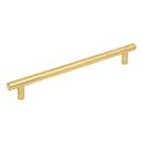 Jeffrey Alexander [274BG] Plated Steel Cabinet Bar Pull Handle - Key West Series - Oversized - Brushed Gold Finish - 224mm C/C - 274mm L