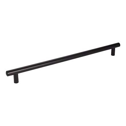 Jeffrey Alexander [370MB] Plated Steel Cabinet Bar Pull Handle - Key West Series - Oversized - Matte Black Finish - 320mm C/C - 370mm L