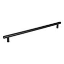 Jeffrey Alexander [370MB] Plated Steel Cabinet Bar Pull Handle - Key West Series - Oversized - Matte Black Finish - 320mm C/C - 370mm L