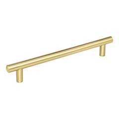 Jeffrey Alexander [242BG] Plated Steel Cabinet Bar Pull Handle - Key West Series - Oversized - Brushed Gold Finish - 192mm C/C - 242mm L
