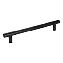 Jeffrey Alexander [242MB] Plated Steel Cabinet Bar Pull Handle - Key West Series - Oversized - Matte Black Finish - 192mm C/C - 242mm L