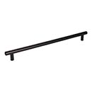 Jeffrey Alexander [370MB] Plated Steel Cabinet Bar Pull Handle - Key West Series - Oversized - Matte Black Finish - 320mm C/C - 370mm L