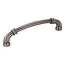 Jeffrey Alexander [317-128BNBDL] Die Cast Zinc Cabinet Pull Handle - Lafayette Series - Oversized - Brushed Pewter Finish - 128mm C/C - 5 5/8&quot; L