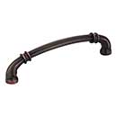 Jeffrey Alexander [317-128DBAC] Die Cast Zinc Cabinet Pull Handle - Lafayette Series - Oversized - Brushed Oil Rubbed Bronze Finish - 128mm C/C - 5 5/8&quot; L