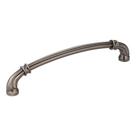 Jeffrey Alexander [317-160BNBDL] Die Cast Zinc Cabinet Pull Handle - Lafayette Series - Oversized - Brushed Pewter Finish - 160mm C/C - 6 7/8&quot; L