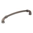 Jeffrey Alexander [317-160BNBDL] Die Cast Zinc Cabinet Pull Handle - Lafayette Series - Oversized - Brushed Pewter Finish - 160mm C/C - 6 7/8&quot; L