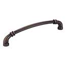Jeffrey Alexander [317-160DBAC] Die Cast Zinc Cabinet Pull Handle - Lafayette Series - Oversized - Brushed Oil Rubbed Bronze Finish - 160mm C/C - 6 7/8&quot; L