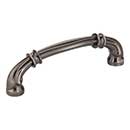Jeffrey Alexander [317-96BNBDL] Die Cast Zinc Cabinet Pull Handle - Lafayette Series - Standard Size - Brushed Pewter Finish - 96mm C/C - 4 3/8&quot; L