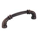 Jeffrey Alexander [317-96DBAC] Die Cast Zinc Cabinet Pull Handle - Lafayette Series - Standard Size - Brushed Oil Rubbed Bronze Finish - 96mm C/C - 4 3/8&quot; L