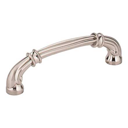 Jeffrey Alexander [317-96SN] Die Cast Zinc Cabinet Pull Handle - Lafayette Series - Standard Size - Satin Nickel Finish - 96mm C/C - 4 3/8&quot; L