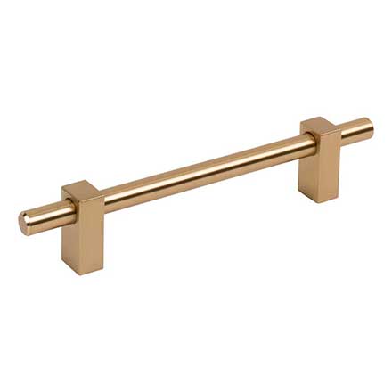 Jeffrey Alexander [478-128SBZ] Die Cast Zinc Cabinet Pull Handle - Oversized - Larkin 1 Series - Satin Bronze Finish - 128mm C/C - 7 3/8&quot; L