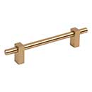 Jeffrey Alexander [478-128SBZ] Die Cast Zinc Cabinet Pull Handle - Oversized - Larkin 1 Series - Satin Bronze Finish - 128mm C/C - 7 3/8" L